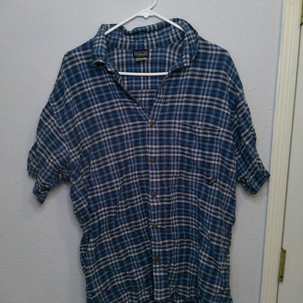Patagonia Puckerware dress shirt mens large